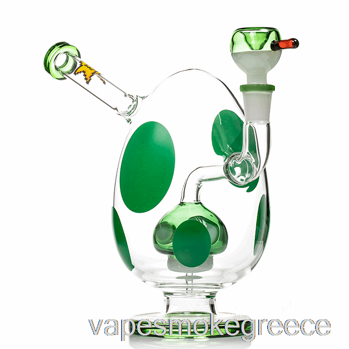 Vape Greece Hemper Spotted Egg Xl Bong Green
